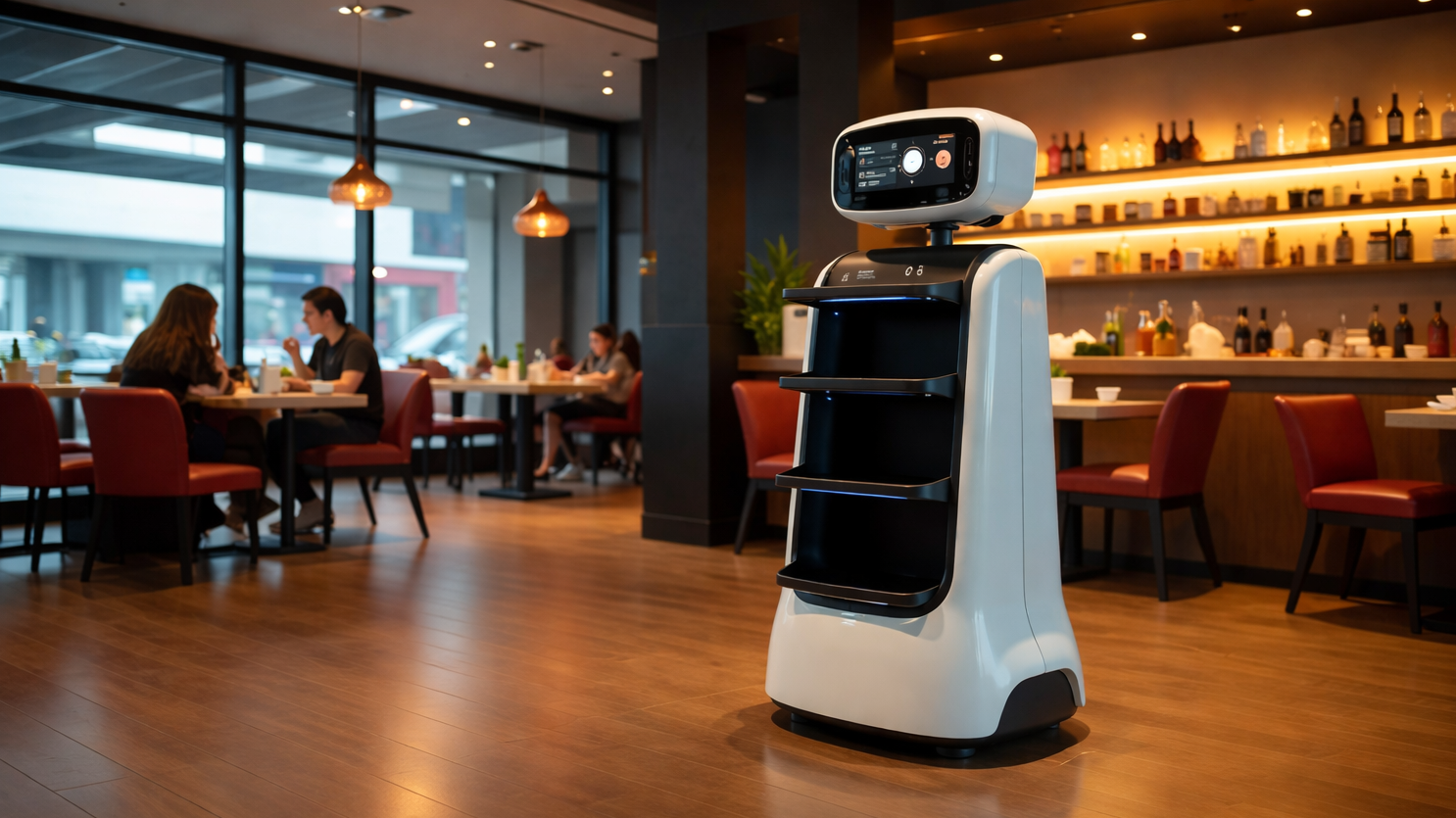 Futuristic Waiter Robot For Food Service in Chennai