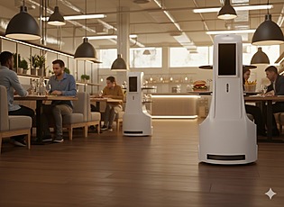 A Futuristic Waiter Robot for Food Service in Chennai helps restaurants streamline operations while maintaining speed and accuracy.