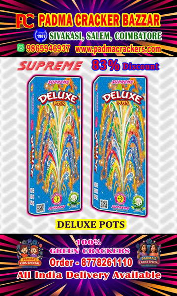 Flower pots deluxe 10's