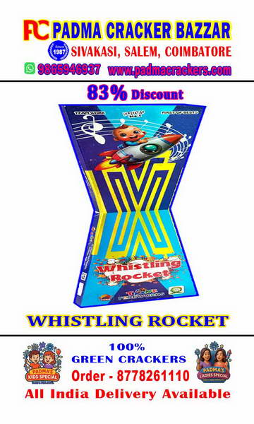 Whistling rocket