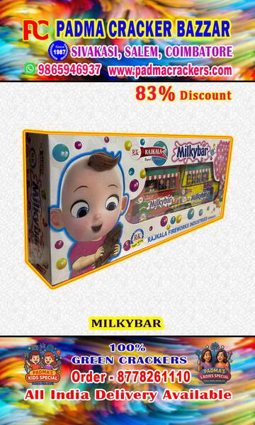 Milky bar -CHILDRENS SPECIAL MEGA CRACKLING FOUNTAIN