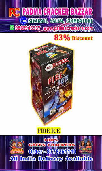 Fire ice - color crackling