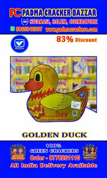 Golden duckTRIPLE CRACKLING FOUNTAIN