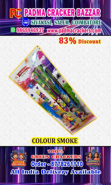 Color smoke candel