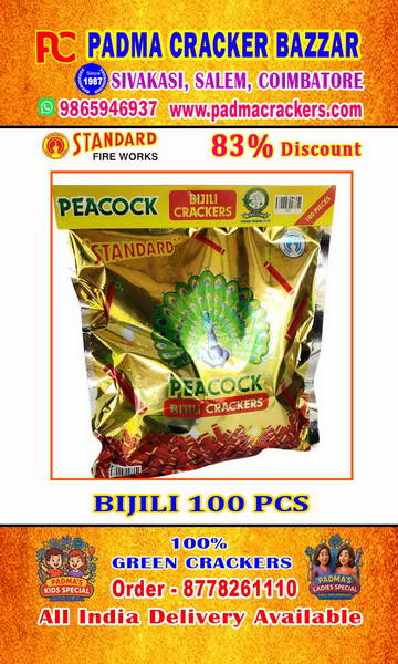 BIJILI CRACKERS RED (100 pcs)